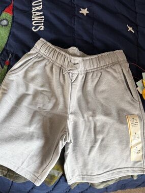 Boys Gray Pull-On Shorts - Lightweight Casual Style